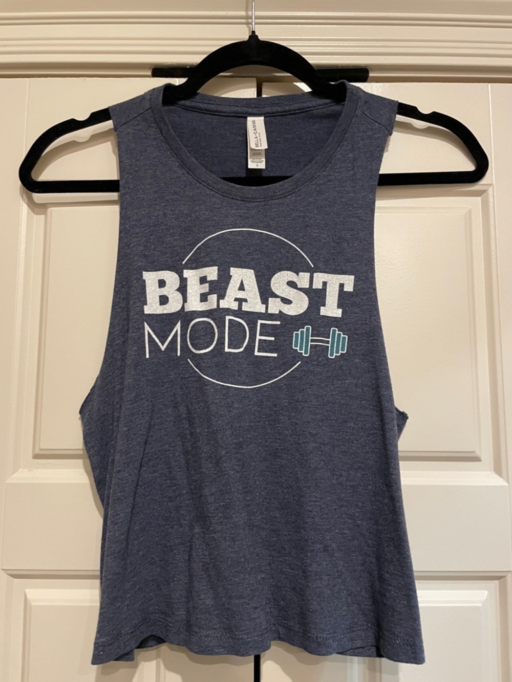 Bella Canvas Heather Navy Crewneck T-Shirt